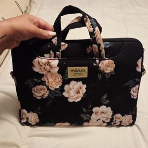 Black Floral Women's Bag
